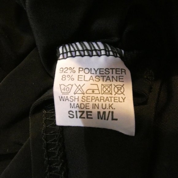 Liquid Size M Prom Dress Red Black Vintage Formal Unique Rare OOAK Slimming - Picture 10 of 12